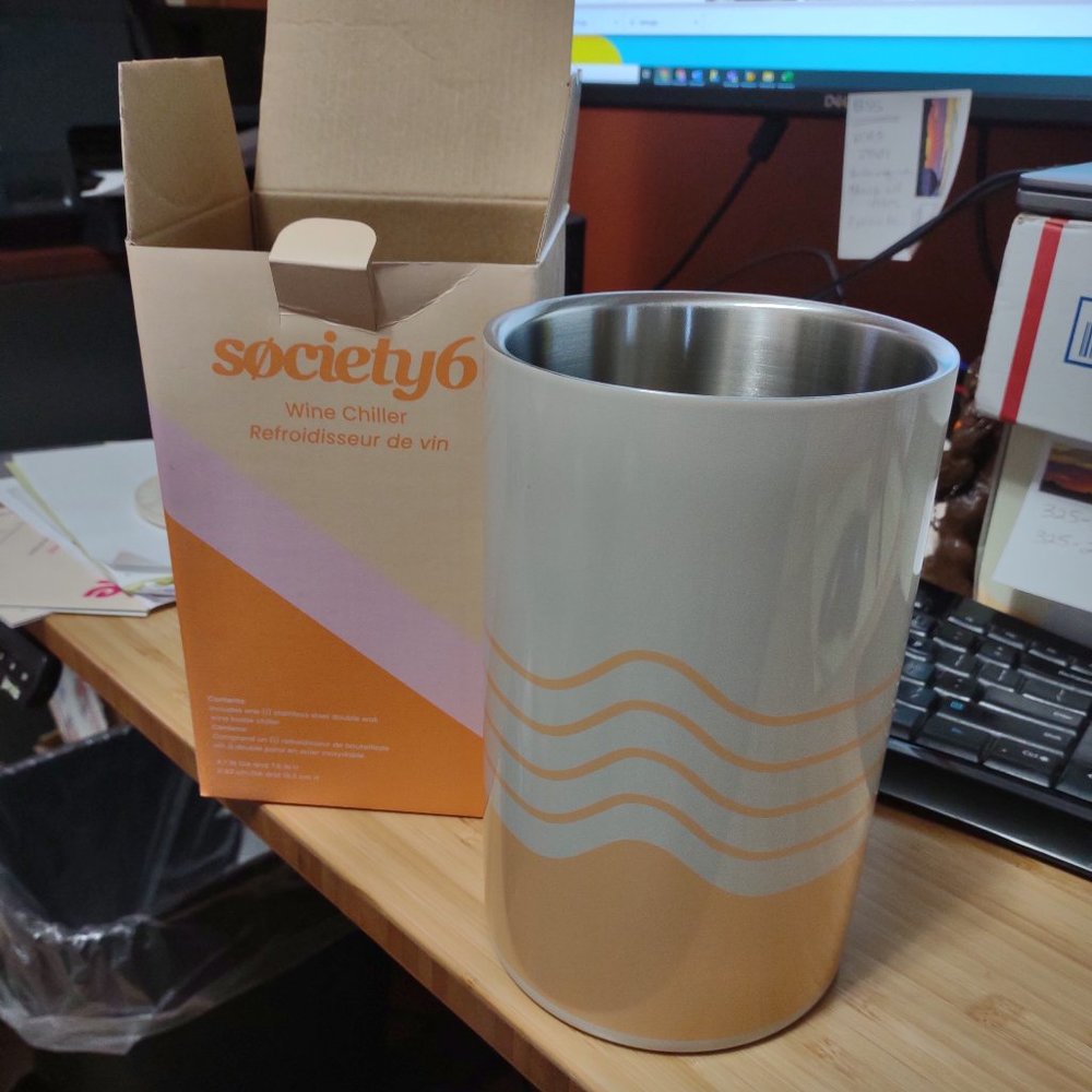 Society6 Wine Chiller, Brand New in Box